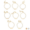 18K Gold PVD Stainless Steel Angel Number Bracelet