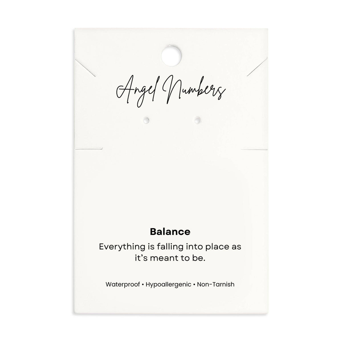 Angel Number Display Cards (Necklaces, Earrings, Bracelets)