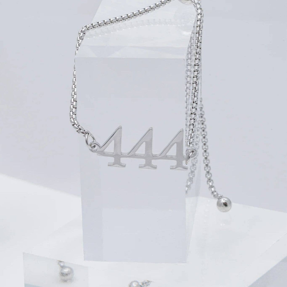 18K Gold PVD Stainless Steel Angel Number Bracelet