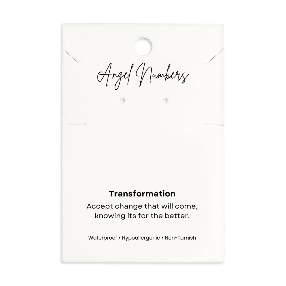 Angel Number Display Cards (Necklaces, Earrings, Bracelets)