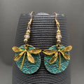 Dragonfly Dangle Earrings