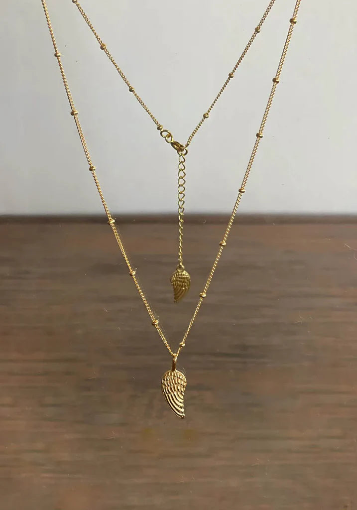 She Who Flies — Signature Angel Wing Necklace