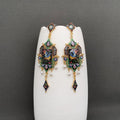Vintage Bird Pattern Earrings