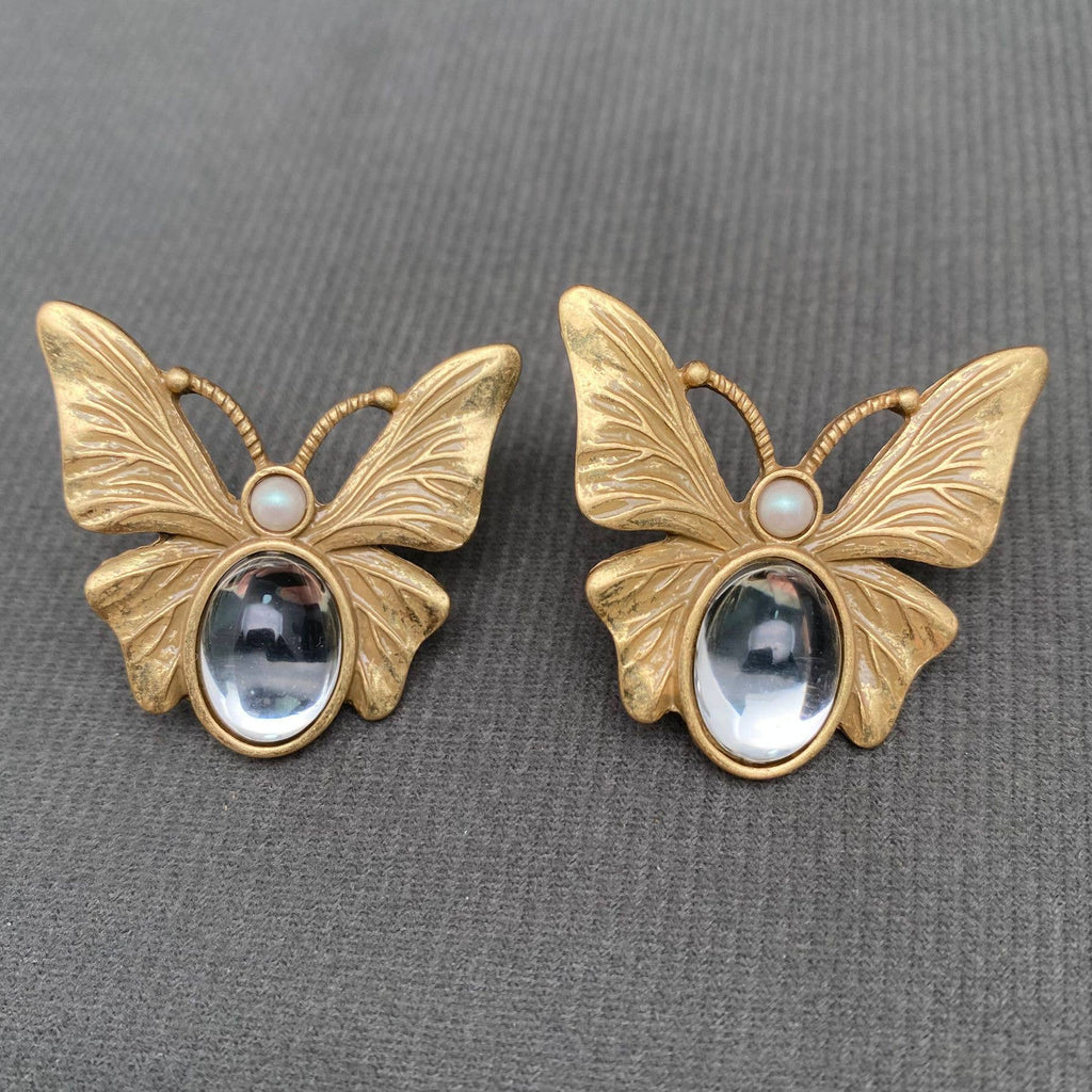 Vintage Butterfly Post Earrings