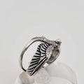 Silver-plated Swallow Bird Ring