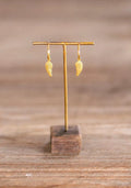 She Who Flies — Signature Angel Wing Hoop Earrings, 22kt GOLD-PLATED SILVER