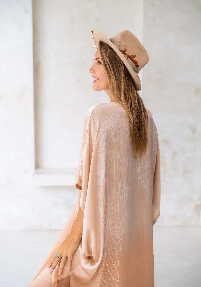 She Who Leads — Divine Ombre Silk Kaftan - 125cm