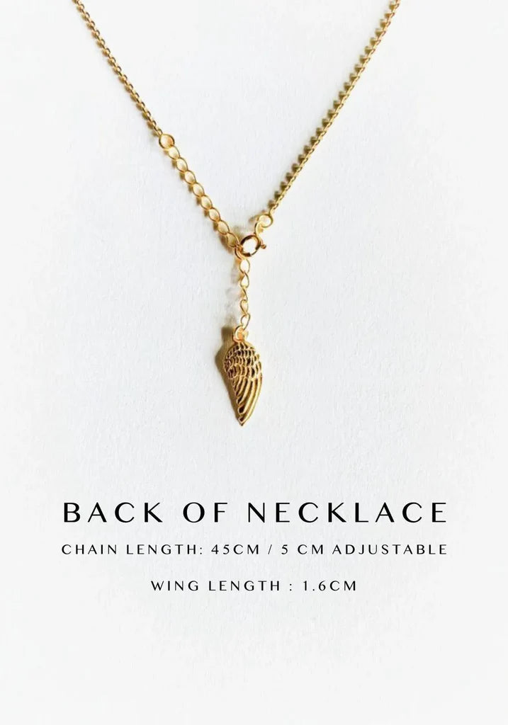 She Who Flies — Signature Angel Wing Necklace