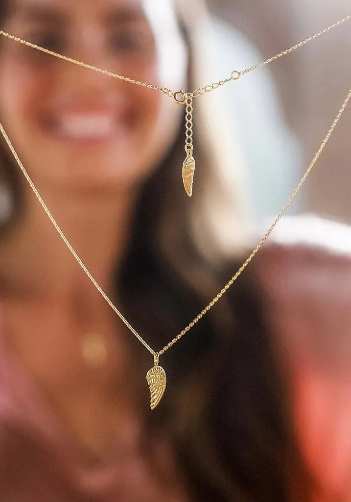 She Who Flies — Signature Angel Wing Necklace