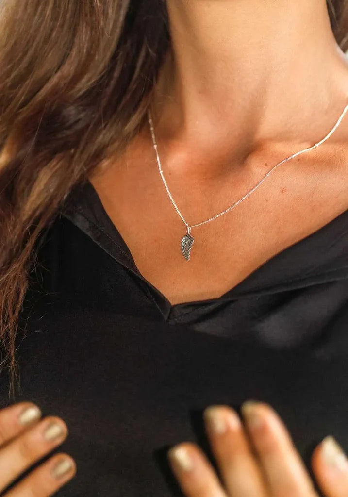 She Who Flies — Signature Angel Wing Necklace